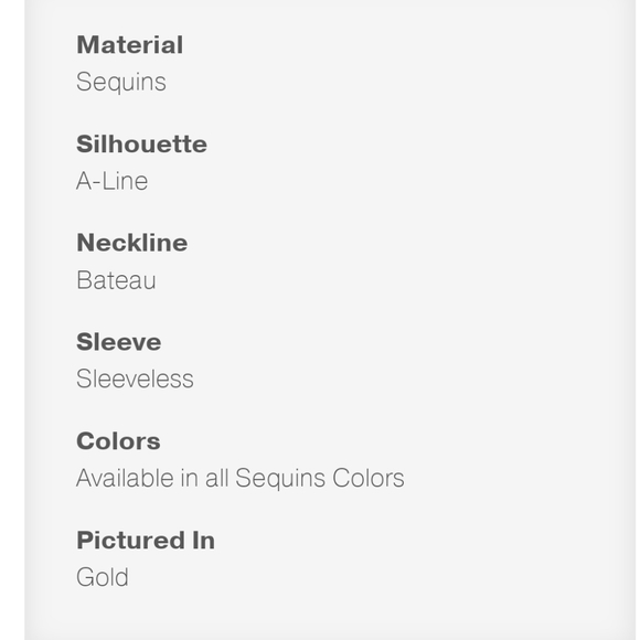 Christina Wu Size 8 Gold Sequined Dress - Style #22704 - Picture 11 of 11